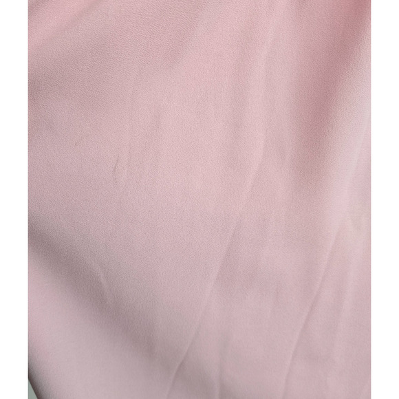 Alexia Admor Midi Party Dress Women's 14 Dusty Pink Deep V-Neck Ruffle - Picture 10 of 16